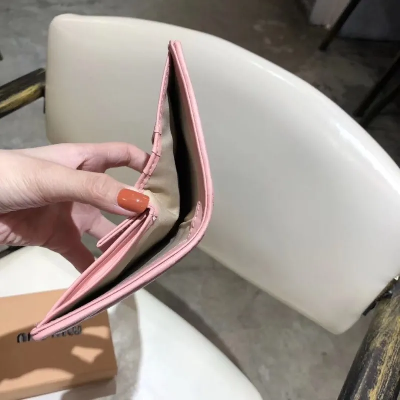 Miu Miu Pink Compact Wallet - Image 8