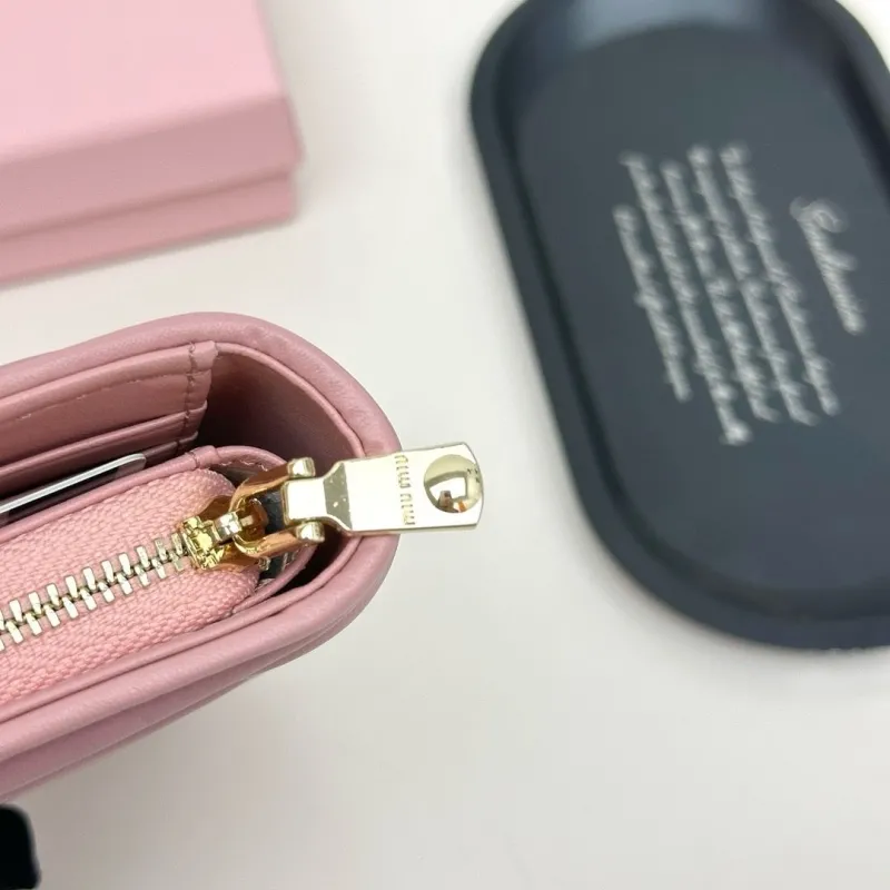 Miu Miu Pink Quilted Wallet - Image 7