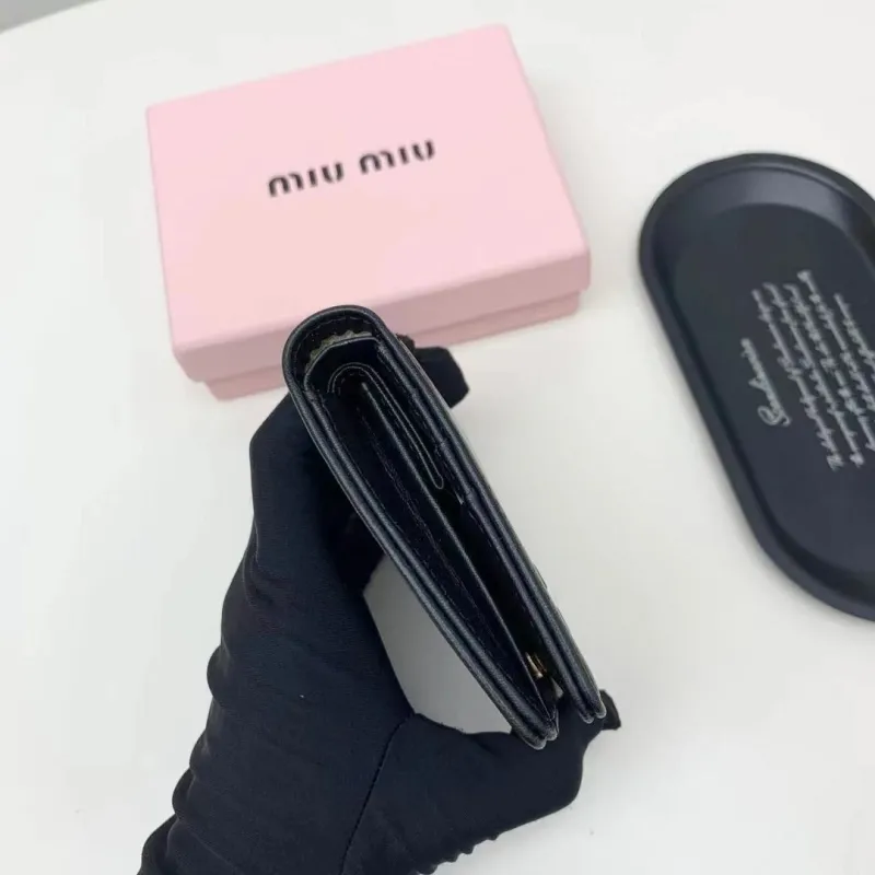 Miu Miu Black Leather Wallet 89 - Image 6