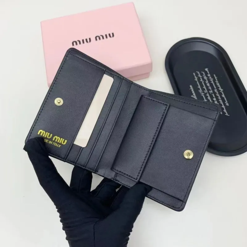 Miu Miu Black Leather Wallet 89 - Image 7