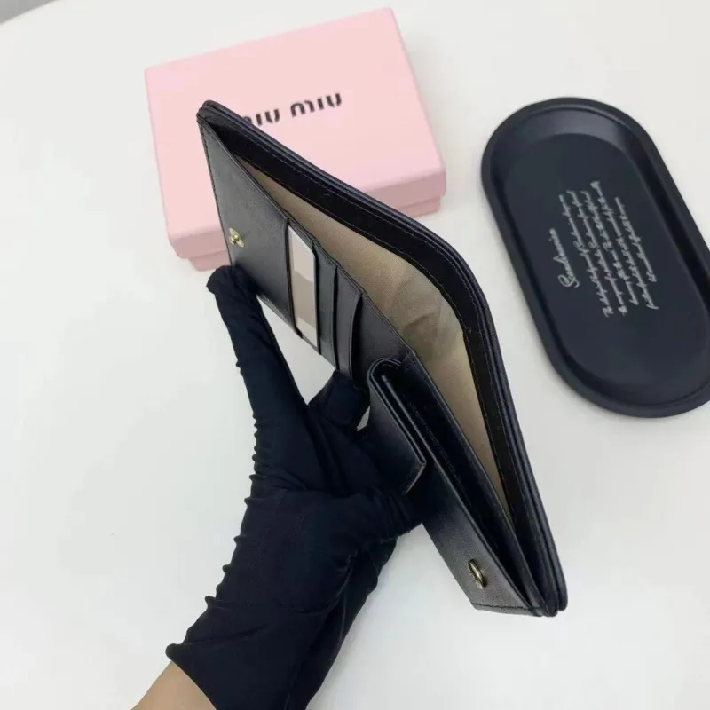 Miu Miu Black Leather Wallet 89 - Image 8