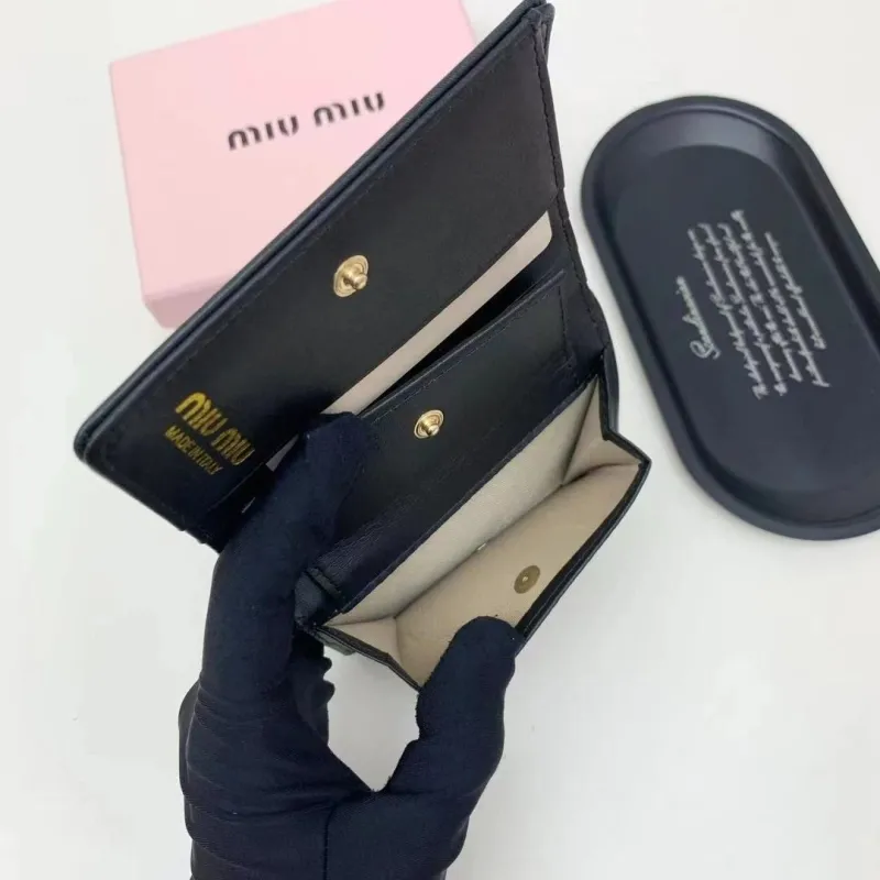 Miu Miu Black Leather Wallet 89 - Image 9