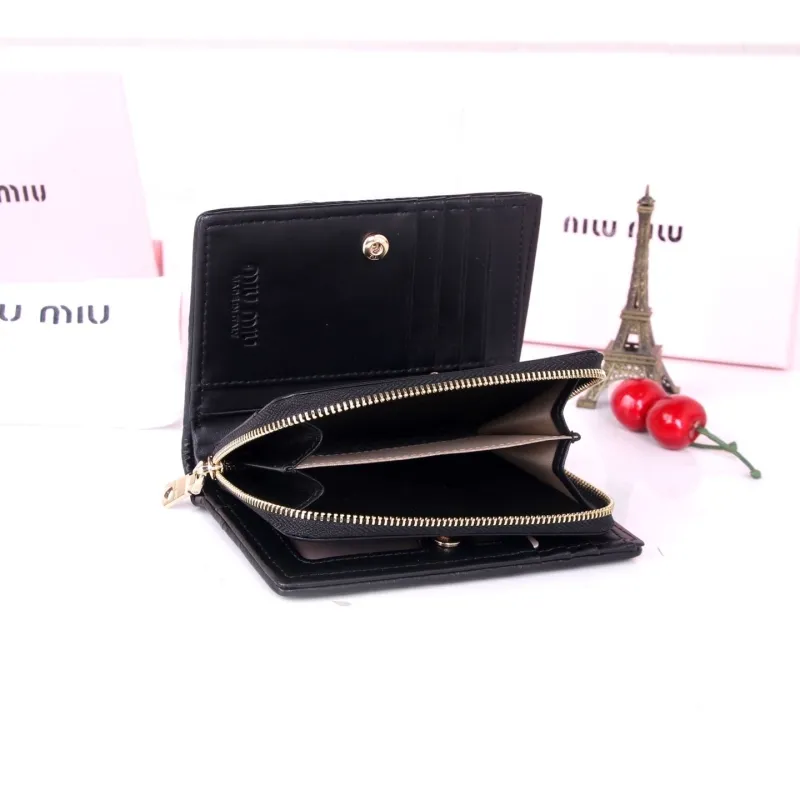 Miu Miu Black Quilted Wallet 165 - Image 7