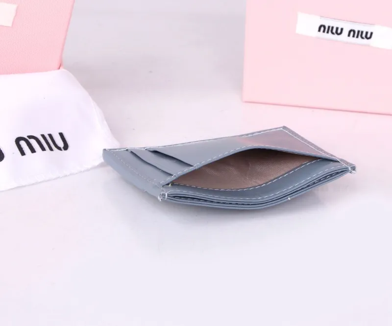 Miu Miu Light Blue Card Holder - Image 8
