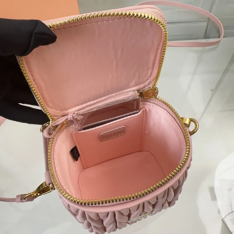 Miu Miu Pink Mini Matelasse Crossbody Bag - Image 7