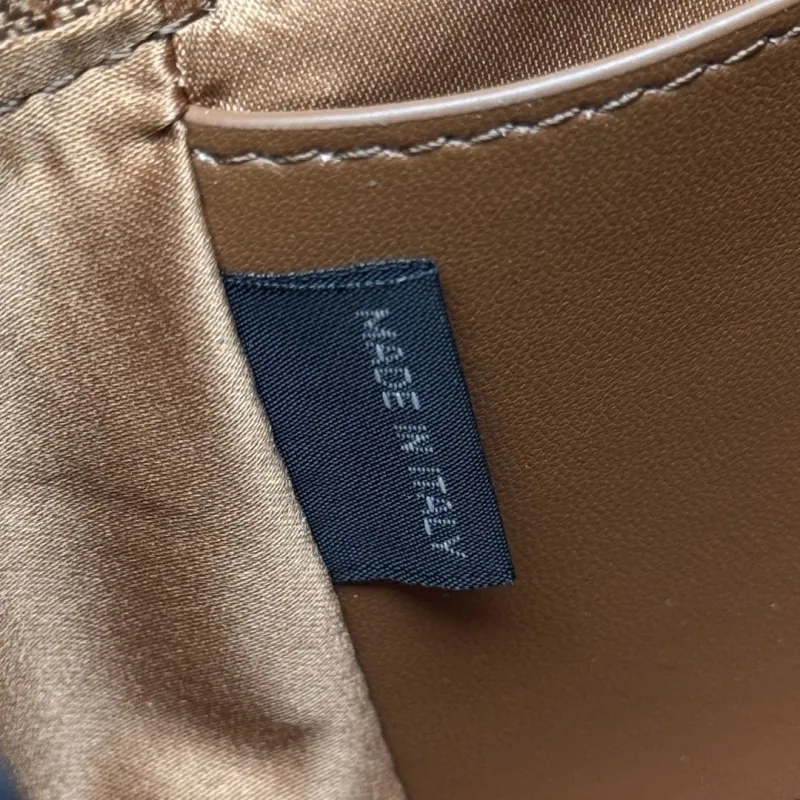 MIU MIU Brown Mini Crossbody Cosmetic Bag - Image 8