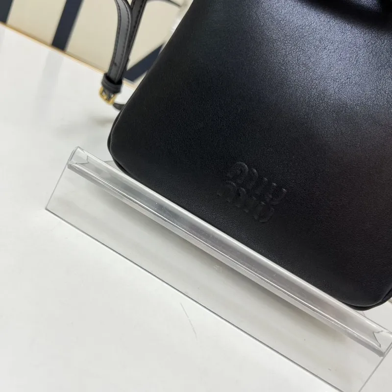 MIU MIU Black Crossbody Satchel Bag 1N461 - Image 4