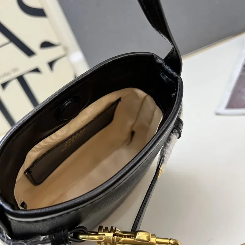 MIU MIU Black Crossbody Satchel Bag 1N461 - Image 8