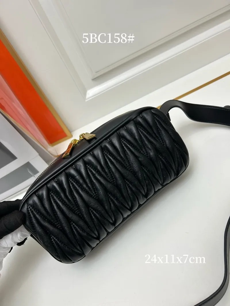 MIU MIU Black Satchel Bag 5BC158 - Image 3