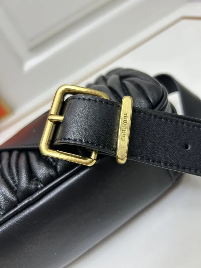 MIU MIU Black Satchel Bag 5BC158 - Image 6