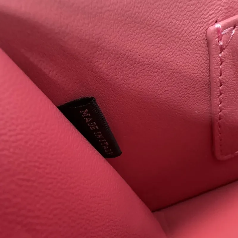 Miu Miu Pink Quilted Chain Satchel Bag 25 - Image 9