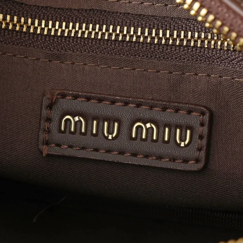 Miu Miu Brown Top Handle Crossbody Bag - Image 8