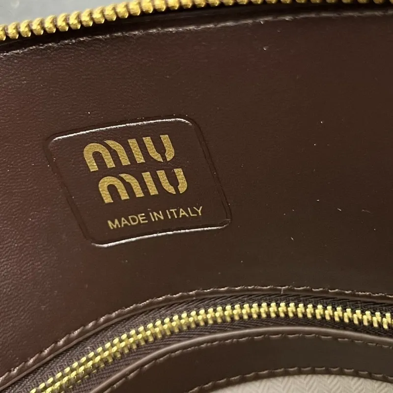 MIU MIU Brown Top Handle Bag 7001SQ - Image 9