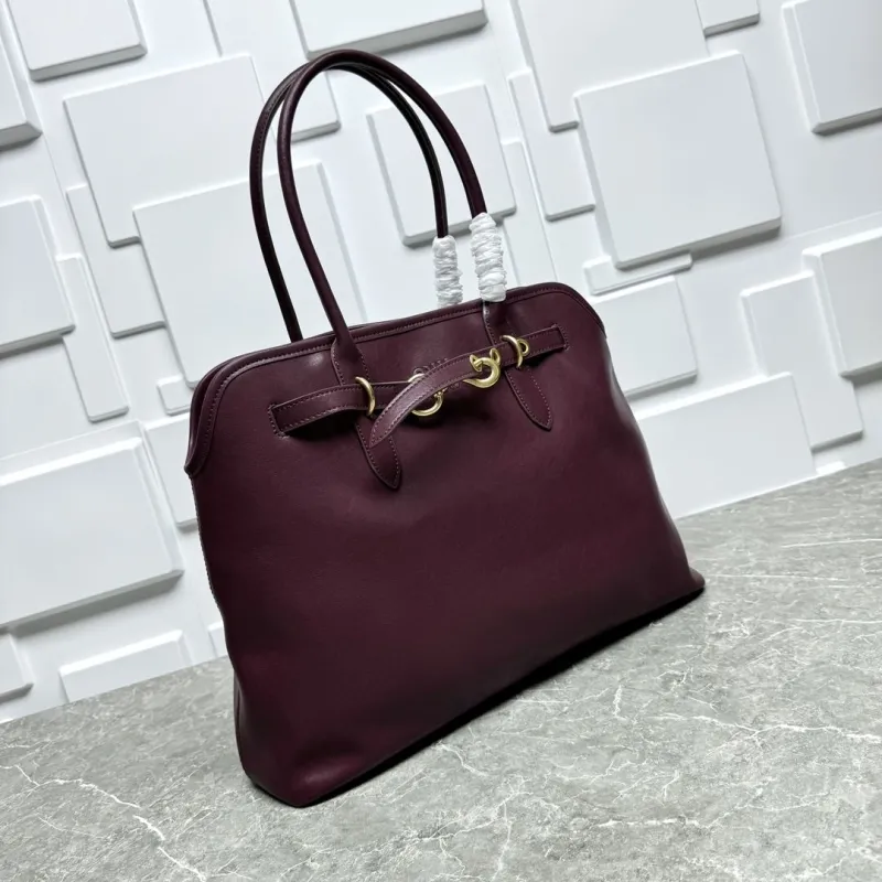 MIU MIU Burgundy Top Handle Bag - Image 4