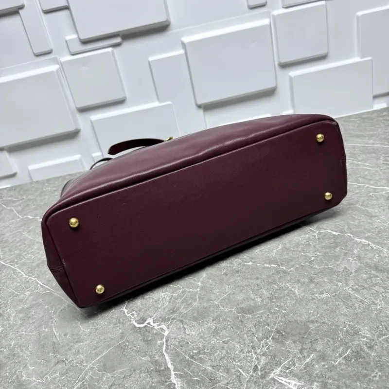 MIU MIU Burgundy Top Handle Bag - Image 6