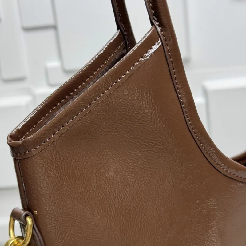 MIU MIU Brown Leather Tote Shoulder Bag - Image 7