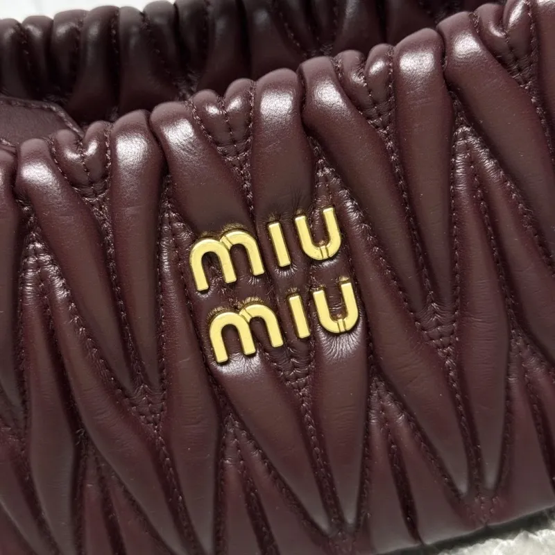 Alternative view of Miu Miu Burgundy Top Handle Crossbody Bag
