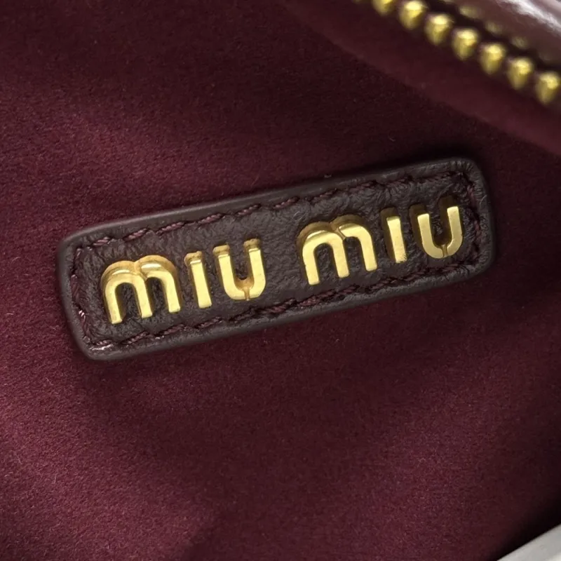 Miu Miu Burgundy Top Handle Crossbody Bag - Image 8