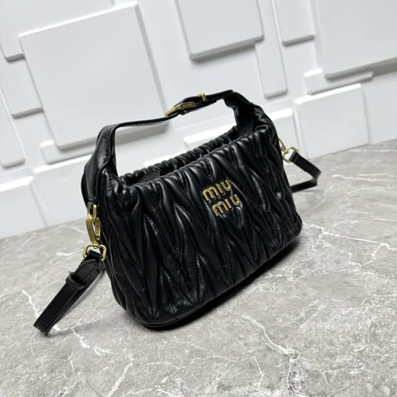 Miu Miu Black Top Handle Crossbody Bag - Image 4