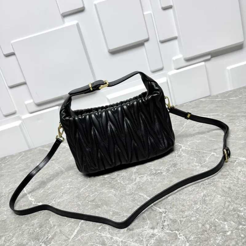 Miu Miu Black Top Handle Crossbody Bag - Image 5
