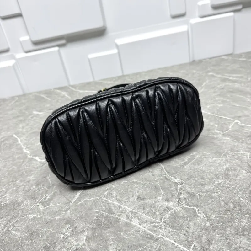 Miu Miu Black Top Handle Crossbody Bag - Image 6