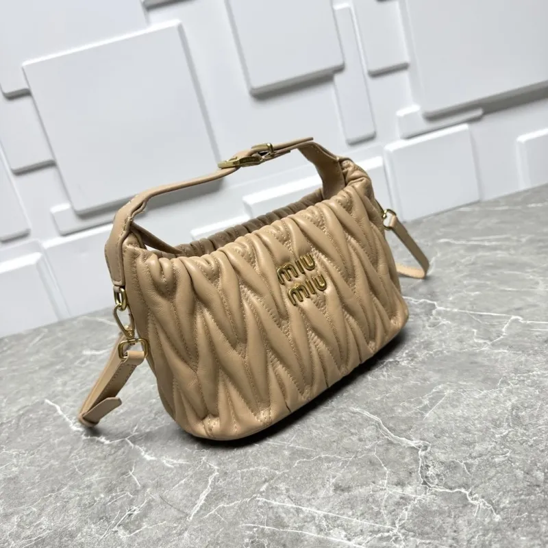 Miu Miu Beige Top Handle Crossbody Bag - Image 4