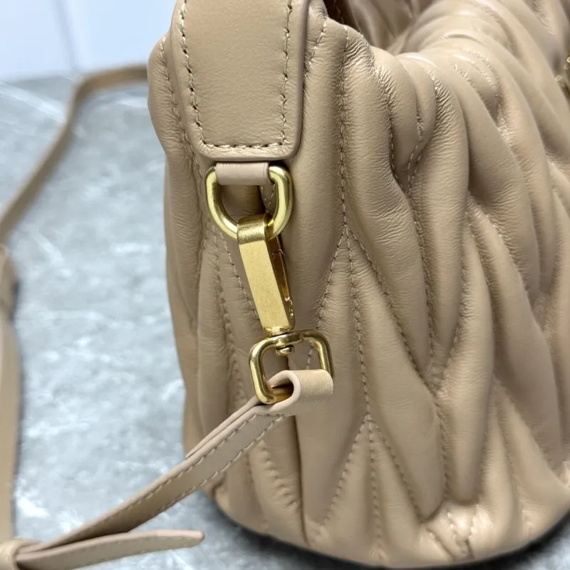Miu Miu Beige Top Handle Crossbody Bag - Image 5