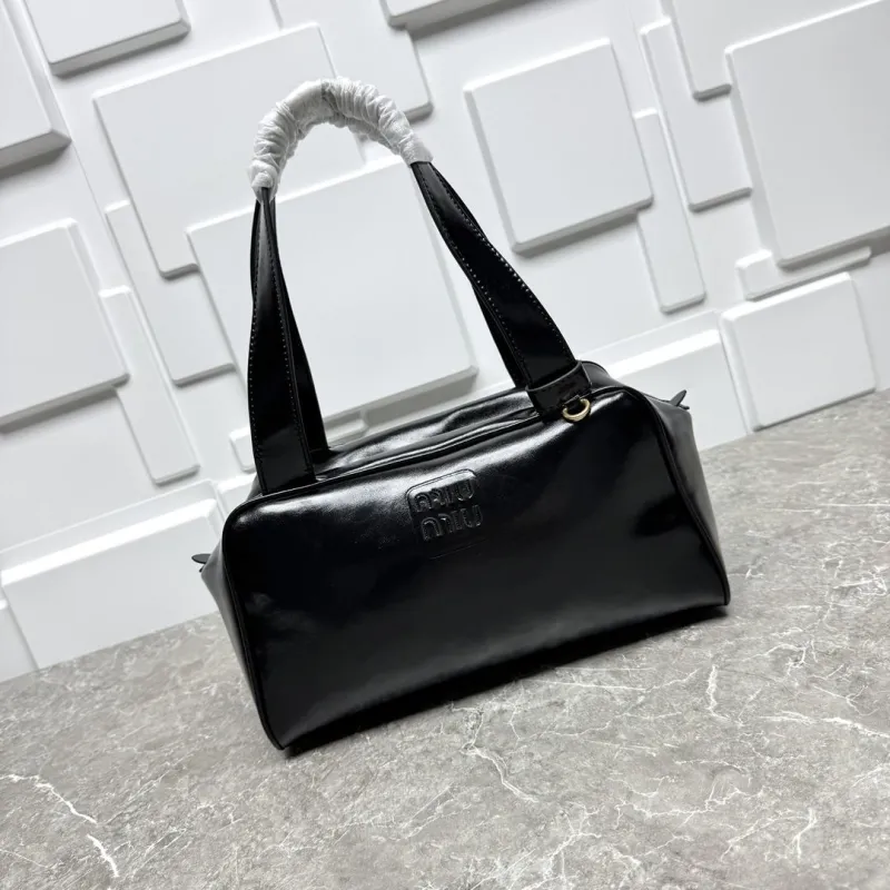 MIU MIU Black Top Handle Bag 46
