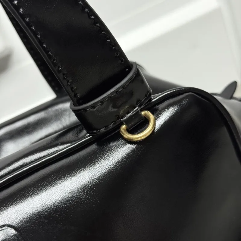 MIU MIU Black Top Handle Bag 46 - Image 3