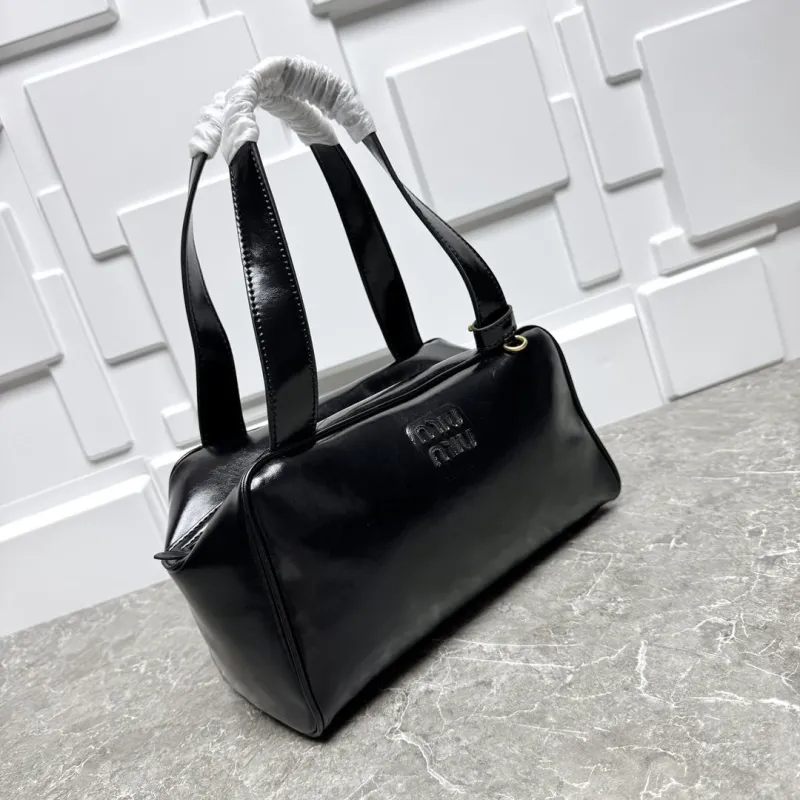 MIU MIU Black Top Handle Bag 46 - Image 4