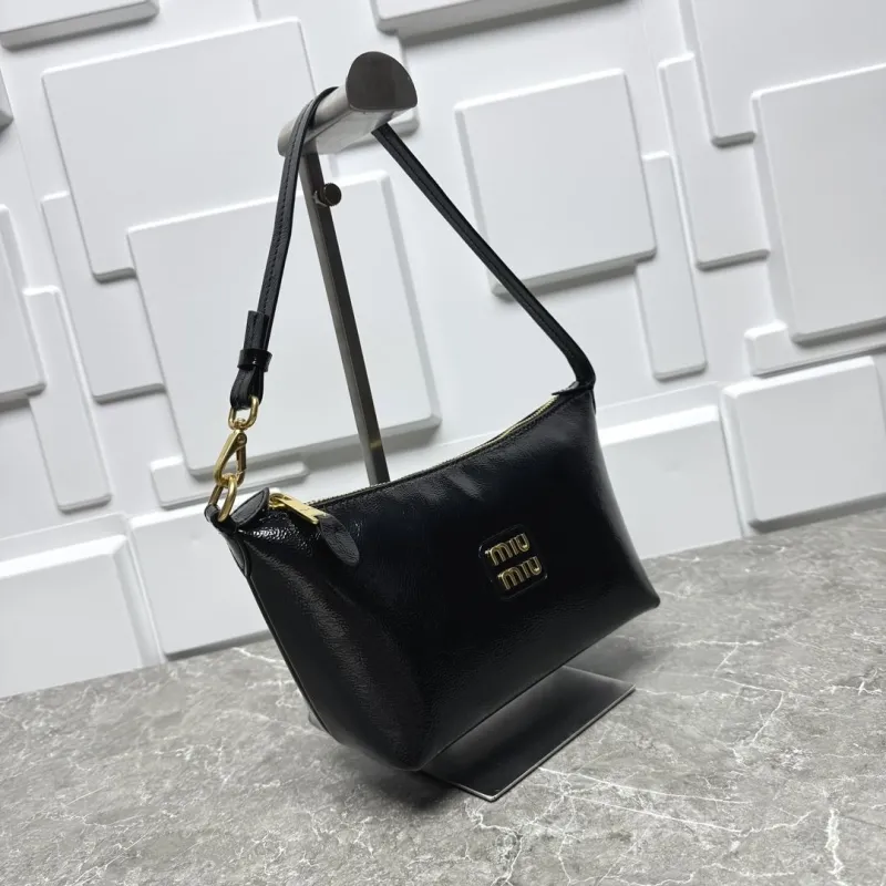 Miu Miu Black Top Handle Shoulder Bag - Image 3