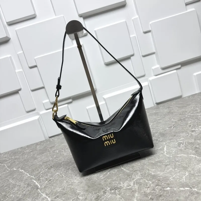 Miu Miu Black Top Handle Shoulder Bag - Image 7