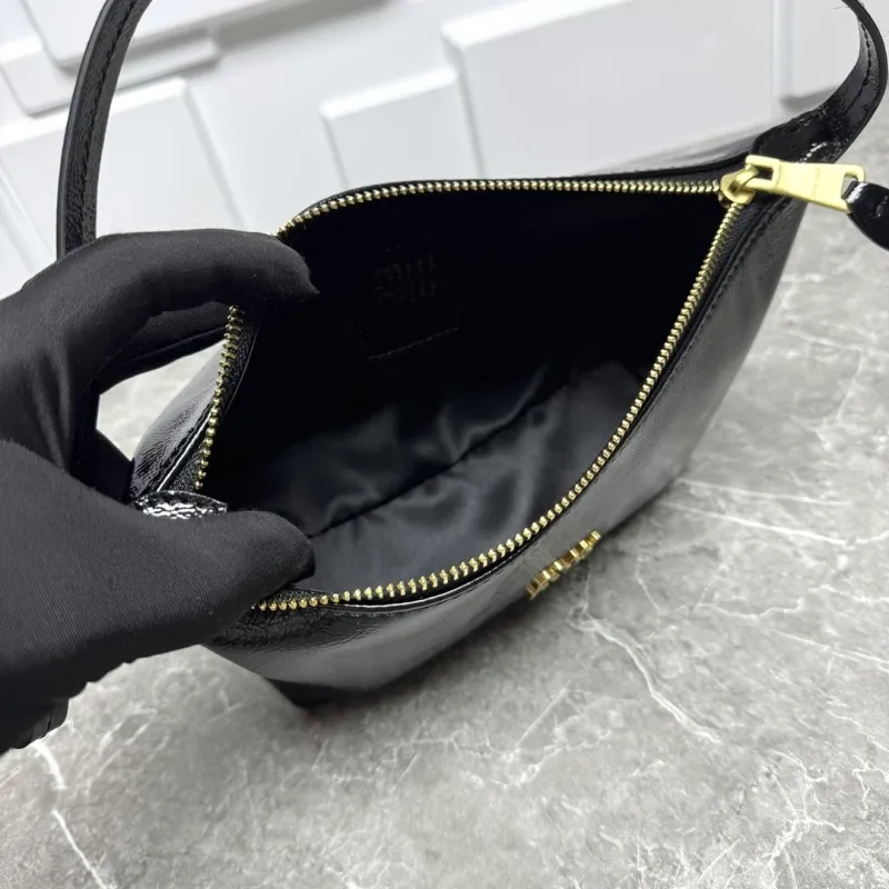 Miu Miu Black Top Handle Shoulder Bag - Image 9