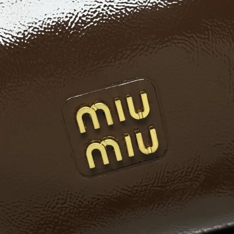Alternative view of Miu Miu Brown Leather Shoulder Bag