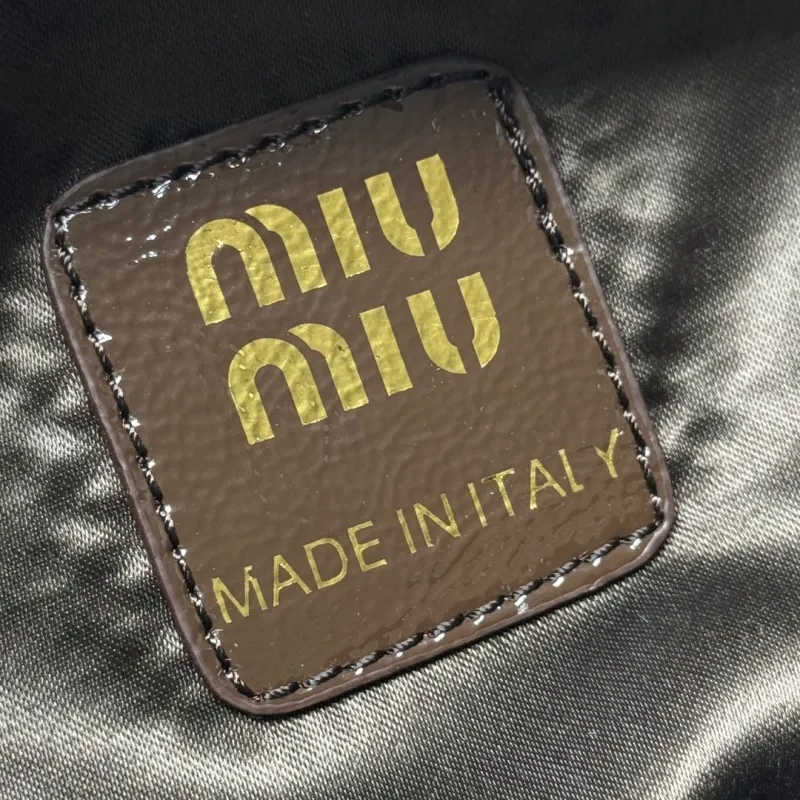 Miu Miu Brown Leather Shoulder Bag - Image 8