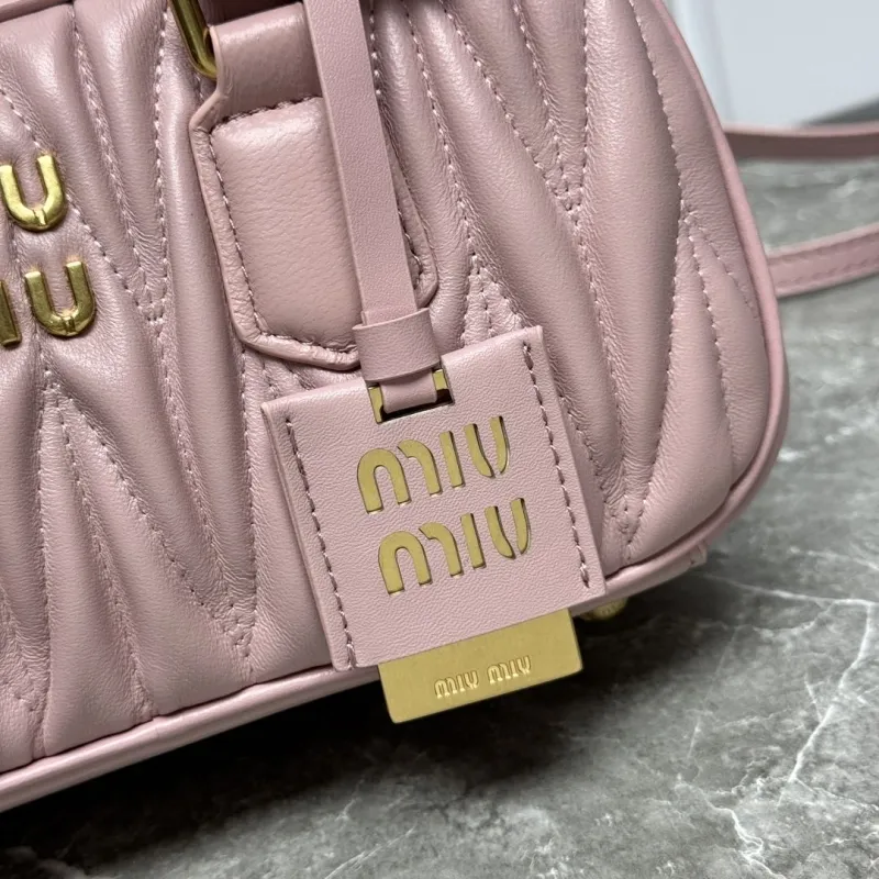 Miu Miu Pink Top Handle Handbag 57 - Image 3