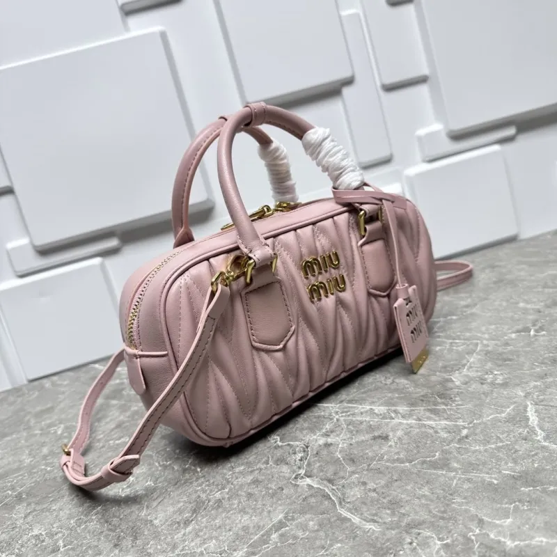 Miu Miu Pink Top Handle Handbag 57 - Image 4