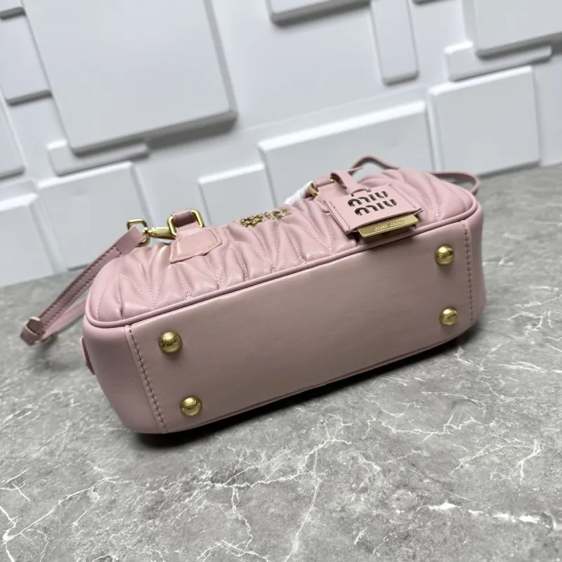 Miu Miu Pink Top Handle Handbag 57 - Image 5