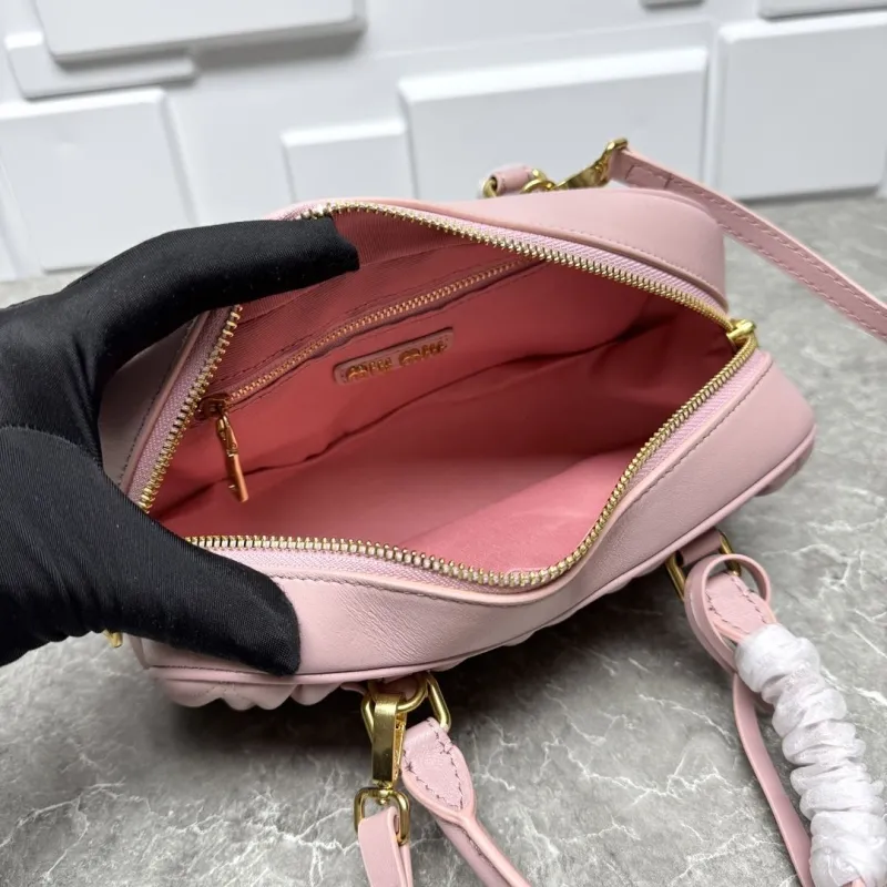 Miu Miu Pink Top Handle Handbag 57 - Image 9