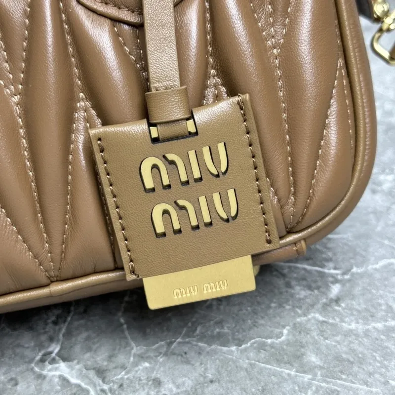 Miu Miu Brown Top Handle Crossbody Bag - Image 3