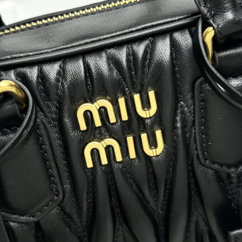 Alternative view of Miu Miu Black Top Handle Crossbody Bag 66