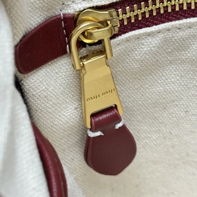MIU MIU Burgundy Top Handle Crossbody Bag 68 - Image 8