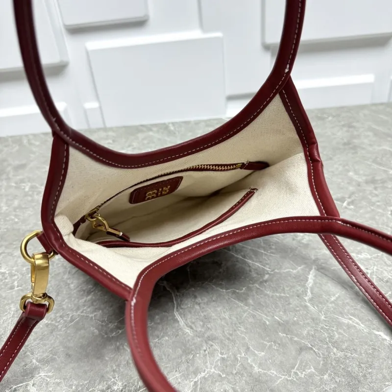 MIU MIU Burgundy Top Handle Crossbody Bag 68 - Image 9