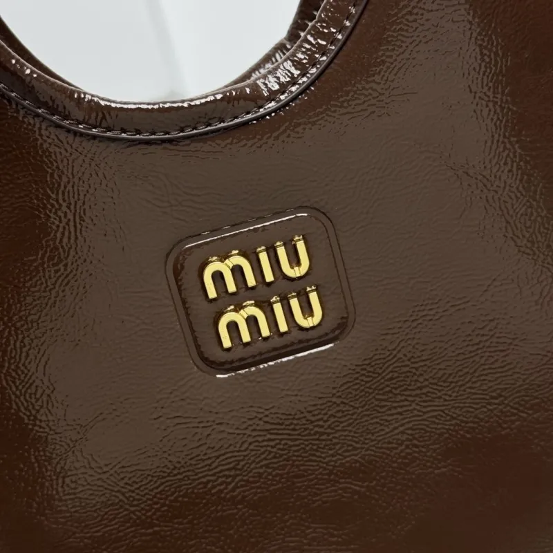 Alternative view of Miu Miu Brown Top Handle Crossbody Bag