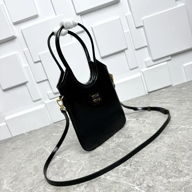 Miu Miu Black Top Handle Crossbody Bag 76 - Image 4