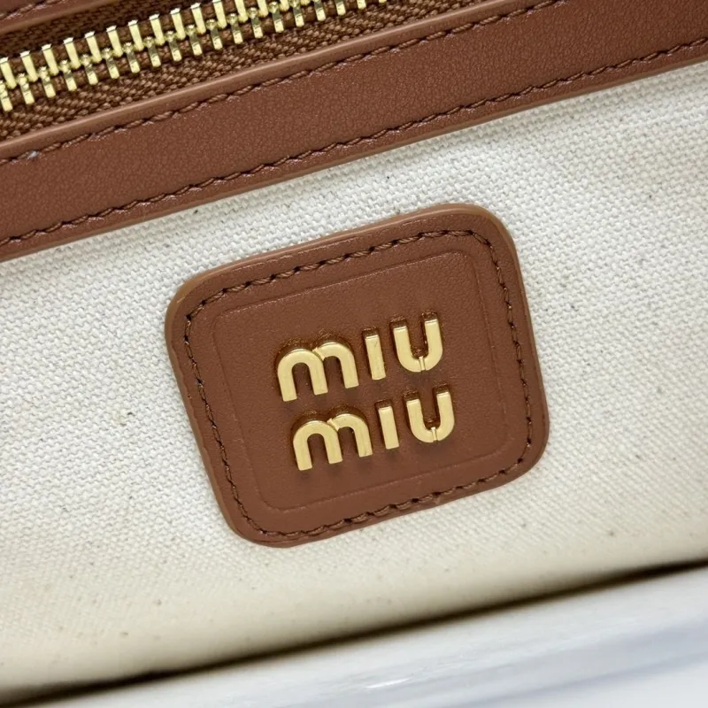 MIU MIU Brown Suede Tote Bag 88 - Image 7