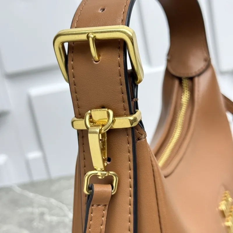 Miu Miu Brown Leather Hobo Shoulder Bag - Image 4