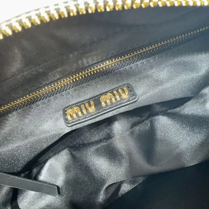 Miu Miu Black Top Handle Crossbody Bag - Image 8