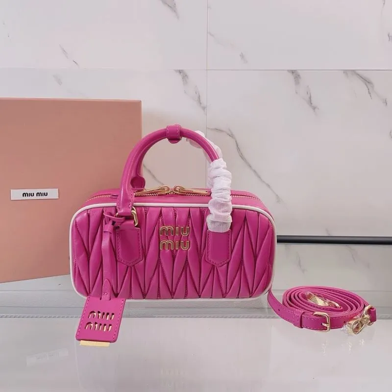Miu Miu Fuchsia Top Handle Crossbody Bag 105