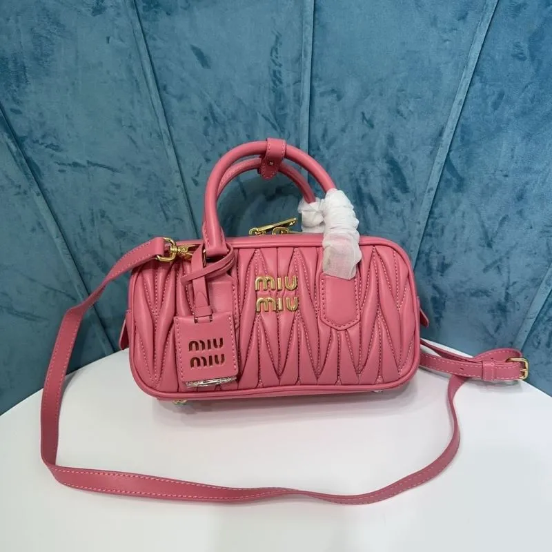 MIU MIU Pink Top Handle Crossbody Bag 112